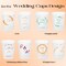 Personalized wedding 12oz 16oz Plastic Cups Monogrammed Wedding Favor Customized Shatterproof Plastic Cup Reception Rehearsal Shower Cup product 4
